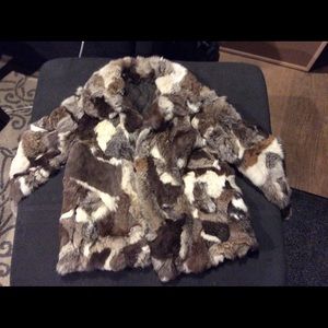 Real fur jacket never worn